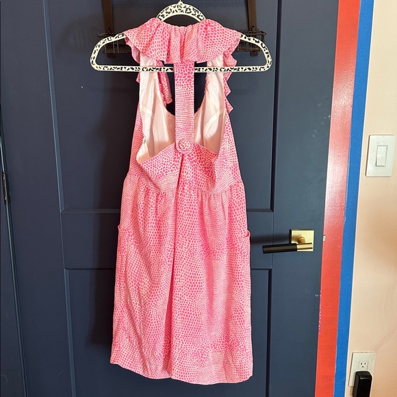 Britt Ryan Bright Pink and White Preppy dress Size 6 - Picture 5 of 6